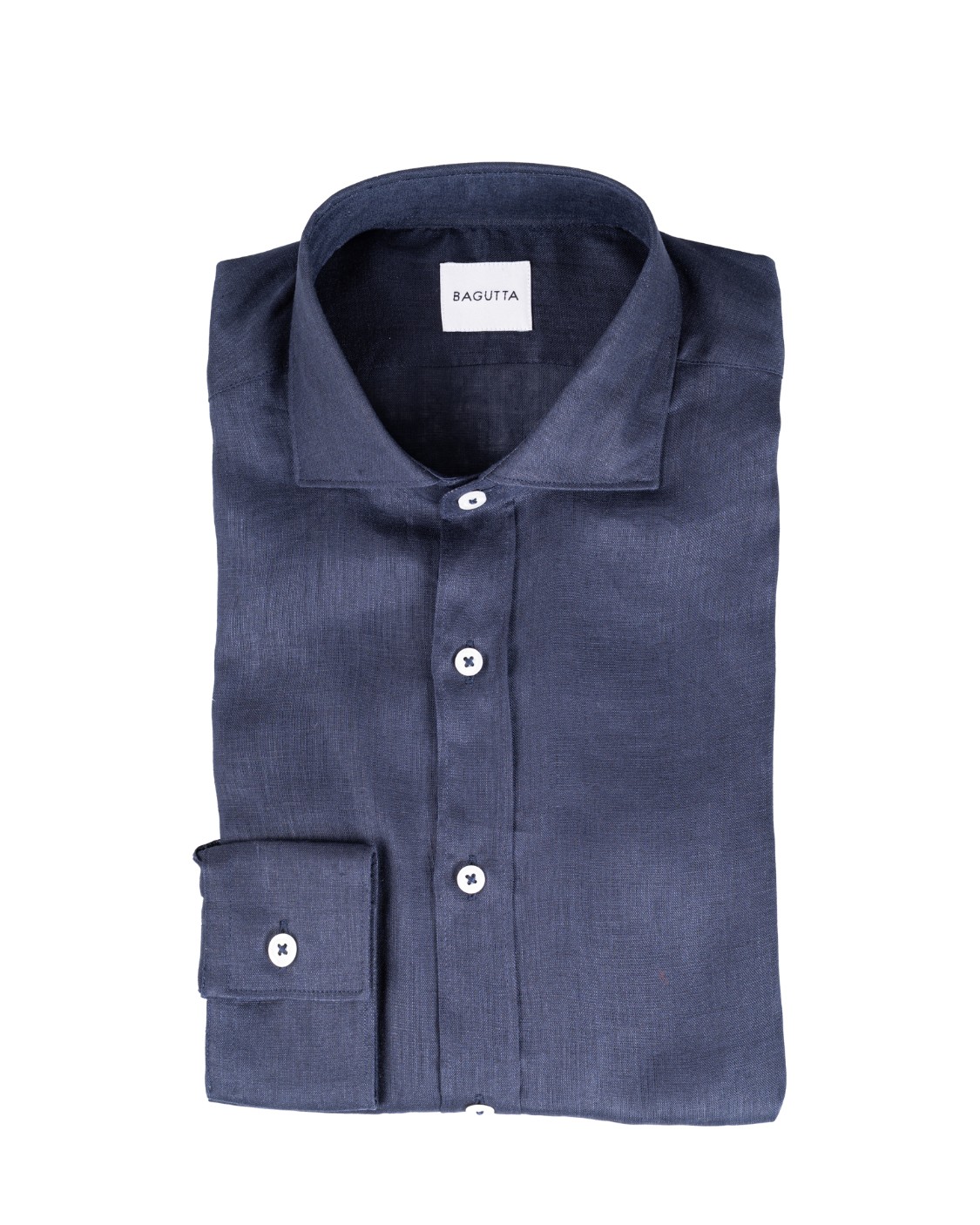 shop BAGUTTA  Camicia: Bagutta camicia "Berlino" in lino.
Vestibilità regolare.
Collo alla francese.
Composizione: 100 % lino.
Made in Tunisia.. BERLINO T800-010 number 5589127